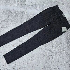 Falls Greek Women Jeans Black Denim Slim Fit Skinny Jeans Size 6 30X30 inches